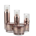 OEM/ODM high grade brown acrylic cosmetic Bottle/jars with good price wholesale